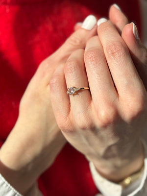 0.45ct Cushion Rosecut 🇨🇦<br><b> Pilar Agueci </b>| Amelia Ring No. 17