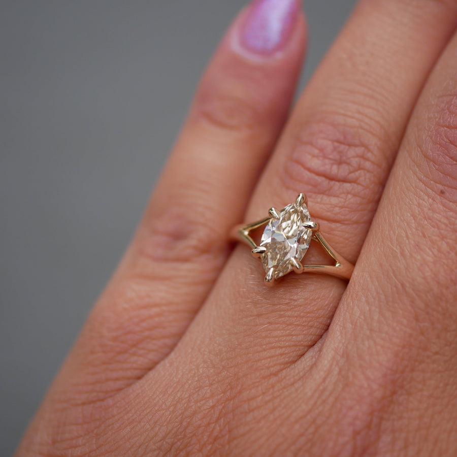 1.44ct Marquise Brilliant<br><b> Emily Warden Designs </b>| Split Shank Ring