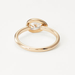 1.01ct Pear Brilliant <br><b> Brockton Gems </b>| Canadian East-West Pear Ring