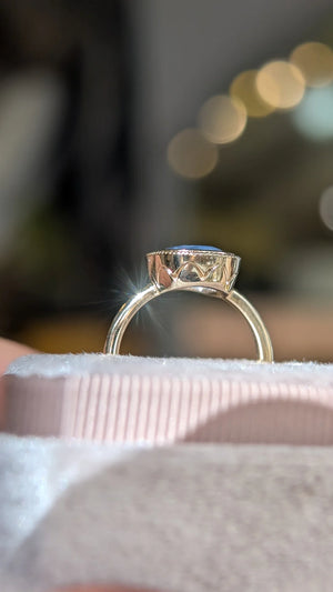 3.75ct Cushion Brilliant Sapphire <br> <b>Emily Gill </b>| Skycrest