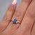 0.82ct Shield Step Cut Sapphire <br><b> Emily Warden Designs </b> Shield Sapphire Ring