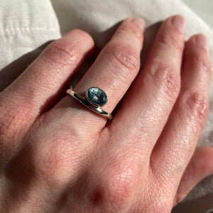 0.91ct Oval Brilliant Sapphire <br><b> Pilar Agueci </b>| Camillia Ring No. 6