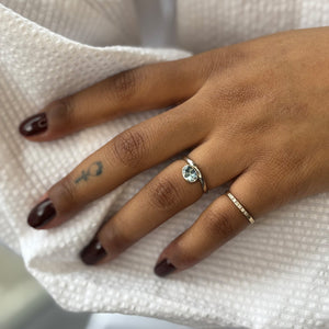 0.91ct Oval Brilliant Sapphire <br><b> Pilar Agueci </b>| Camillia Ring No. 6