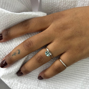 0.91ct Oval Brilliant Sapphire <br><b> Pilar Agueci </b>| Camillia Ring No. 6