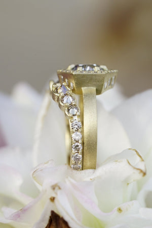 Chrysos ring stack with vintage charm and contemporary design