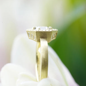 1.04ct Round Brilliant <br><b> Bohemi </b>| Chrysos Engagement Ring