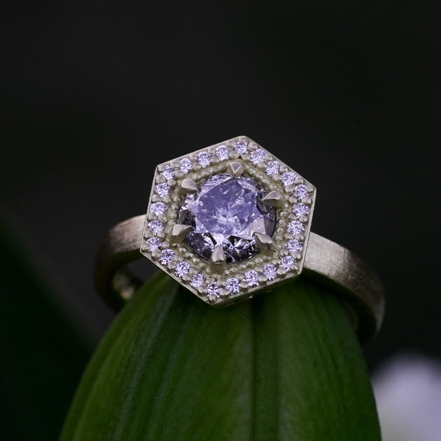 1.04ct Round Brilliant <br><b> Bohemi </b>| Chrysos Engagement Ring