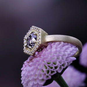 1.04ct Round Brilliant <br><b> Bohemi </b>| Chrysos Engagement Ring