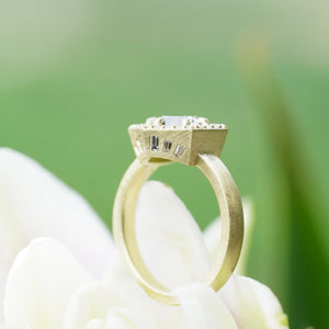 1.04ct Round Brilliant <br><b> Bohemi </b>| Chrysos Engagement Ring