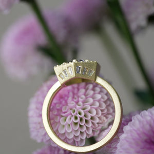 1.04ct Round Brilliant <br><b> Bohemi </b>| Chrysos Engagement Ring