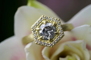 1.04ct Round Brilliant <br><b> Bohemi </b>| Chrysos Engagement Ring