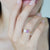 2.33cttw Fancy White Pear Brilliant Diamond and Cut Corner Rectangle Step Cut Sapphire <br> <b>Brockton Gems</b> | Modern Moi Et Toi Ring
