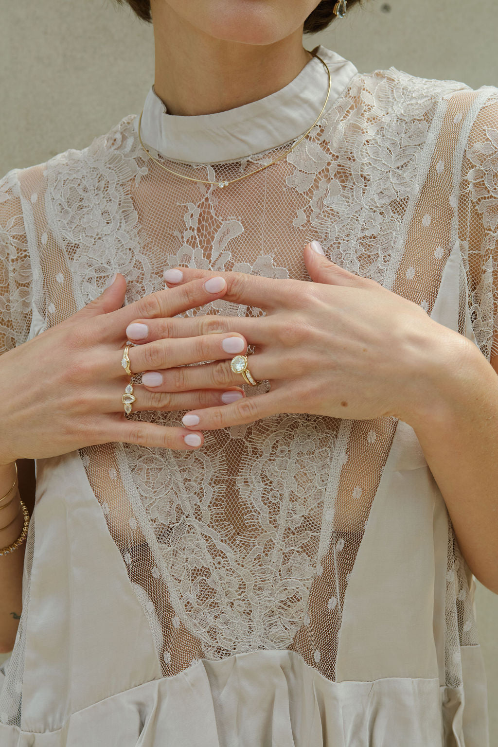 1.44cttw Pear Rosecut <br><b> Emily Warden Designs </b>| Ballet Slipper Ring