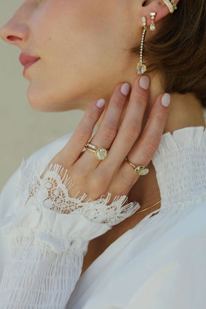 Georgian Set Diamond Ring