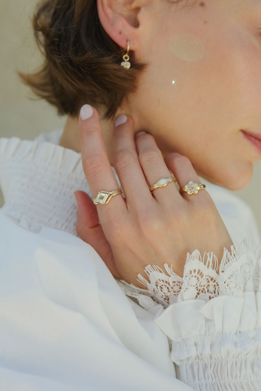 1.21ct GIA IF Lozenge Step Cut <br><b> Emily Warden Designs </b>| Flawless Lover’s Knot Ring