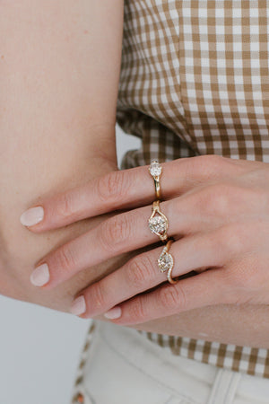 Cushion Lover’s Knot Ring