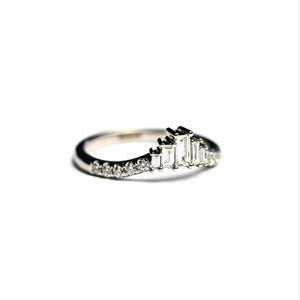 0.32cttw Baguette Step Cuts <br> <b>H&F Jewellery</b> | Equinox Band