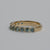 1.42cttw Round Brilliant Sapphires <br><b>Foe & Dear</b> | Leilah Ring with Teal Australian Sapphires