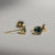 Foe & Dear | Grande Birthstone Stud Earrings - 1.03tcw Teal Round Brilliant-cut Australian Sapphires *ready-to-ship