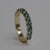 1.42cttw Round Brilliant Sapphires <br><b>Foe & Dear</b> | Leilah Ring with Teal Australian Sapphires
