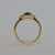 Foe & Dear | Selene Ring - 1.54ct Teal-Green Radiant-cut Sapphire *ready-to-ship