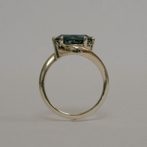 Foe & Dear | Nori Ring - 2.36ct Teal Marquise Brilliant-cut Sapphire *ready-to-ship