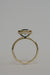 Foe & Dear | Pele Ring - 1.72ct Teal-Green Round Brilliant-cut Sapphire *Ready-to-ship