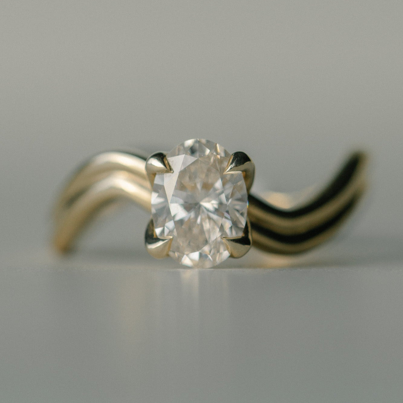 Foe & Dear - Leilani Ring - 1.05ct Champagne GIA Oval Brilliant Diamond