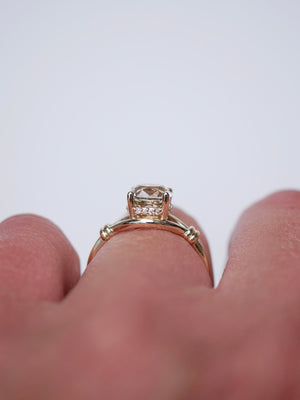 Cushion Lover’s Knot Ring