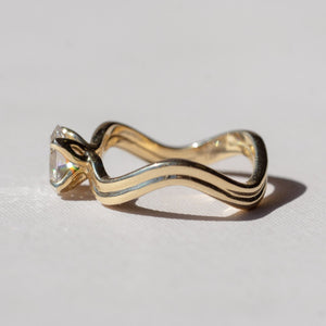 Foe & Dear - Leilani Ring - 1.05ct Champagne GIA Oval Brilliant Diamond