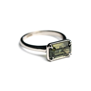 2.61ct Cut Corner Rectangle Step Cut Sapphire <br> <b>H&F Jewellery</b> | Grotto Ring