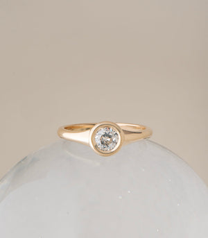 Hunter Ring - Antique Old European Cut