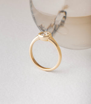 Hunter Ring - Antique Old European Cut