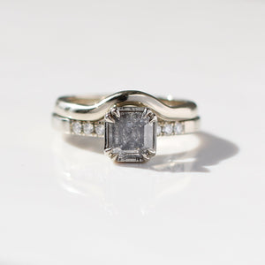 1.18ct Cut Corner Rectangle Step Cut <br><b> Yuliya Chorna Jewellery </b>| Deco Diamond Ring