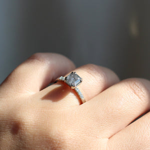 1.18ct Cut Corner Rectangle Step Cut <br><b> Yuliya Chorna Jewellery </b>| Deco Diamond Ring