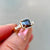 2.13ct Cut Corner Rectangle Step Cut Sapphire <br><b> Jilian Maddin </b>| Sapphire Denman Trio Ring