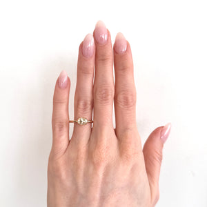 0.85ct Antique Old Mine Cut Diamond <br> <b>Brocton Gems</b> | East-West Set Engagement Ring
