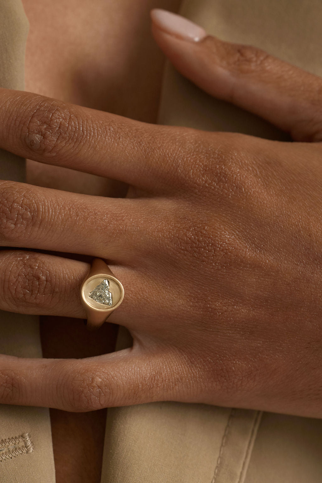 1.06ct Horse Brilliant <br><b> June Rings </b>| Derby Signet