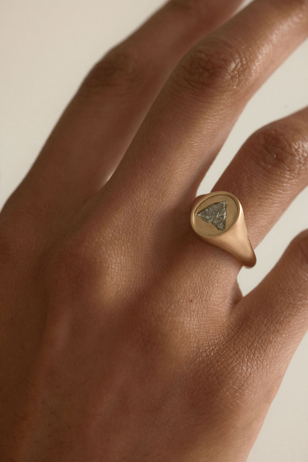 1.06ct Horse Brilliant <br><b> June Rings </b>| Derby Signet