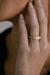 1.65ct Cut Corner Rectangle Portrait Cut <br><b> June Rings</b> | East-West Champagne Portrait