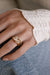 1.72cttw Pear Brilliant + Old Mine Cut <br> <b>June Rings</b> | Antique Cut Toi et Moi