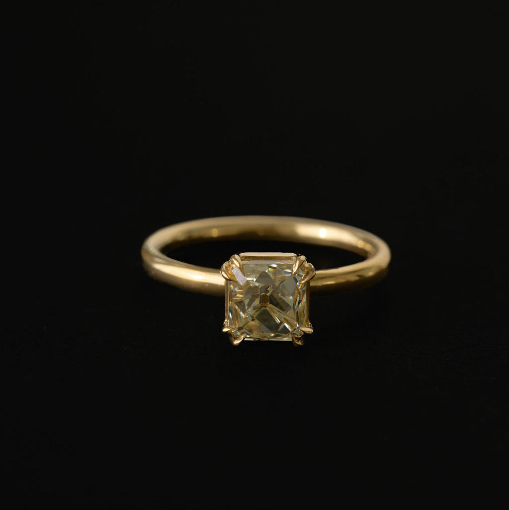 1.71ct Modern Antique French Cut <br><b> June Rings</b> | Alba Ring