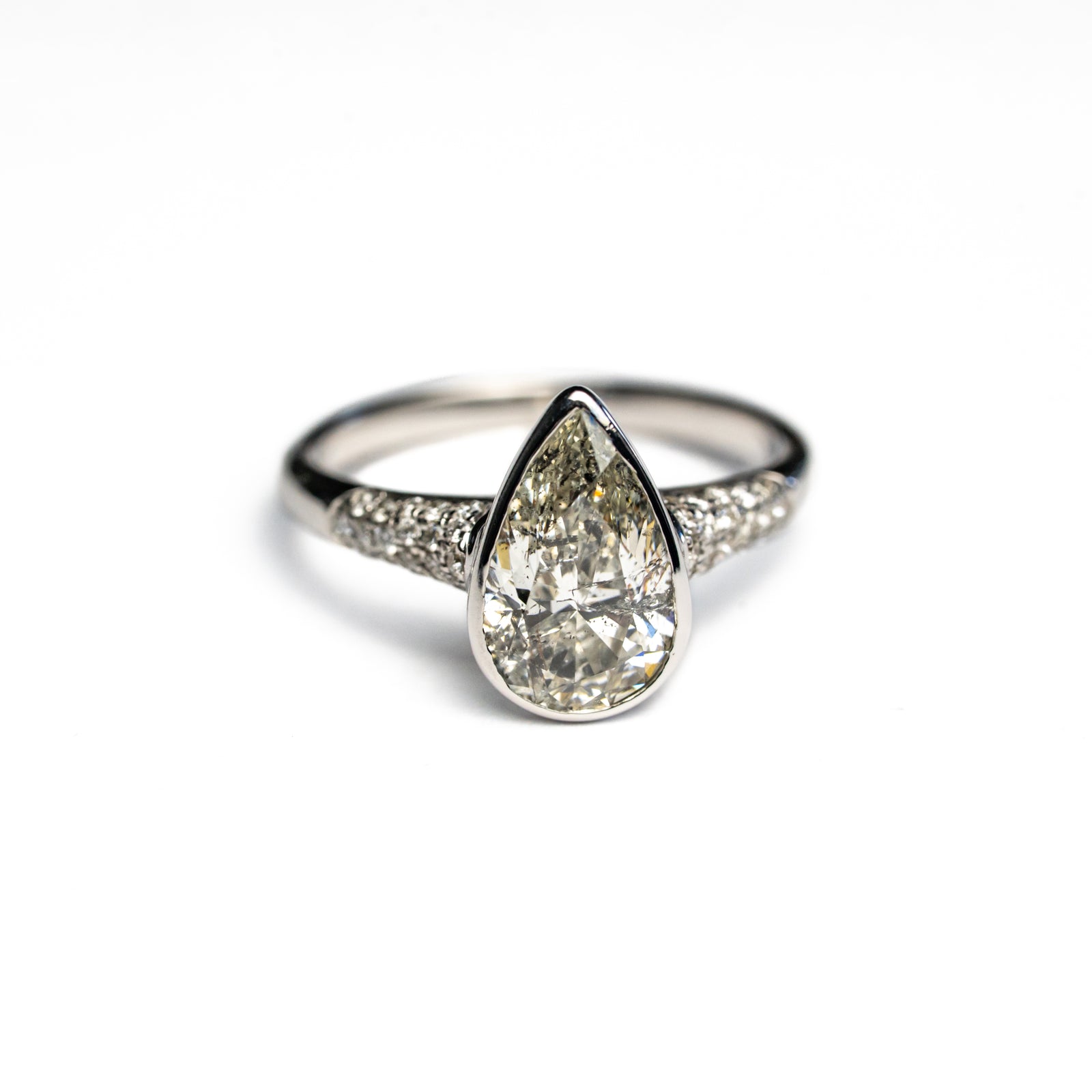 1.66ct Pear Brilliant <br> <b>H&F Jewellery</b> | Icefall Ring