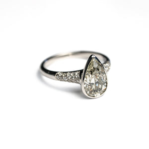 1.66ct Pear Brilliant <br> <b>H&F Jewellery</b> | Icefall Ring