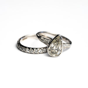 1.66ct Pear Brilliant <br> <b>H&F Jewellery</b> | Icefall Ring