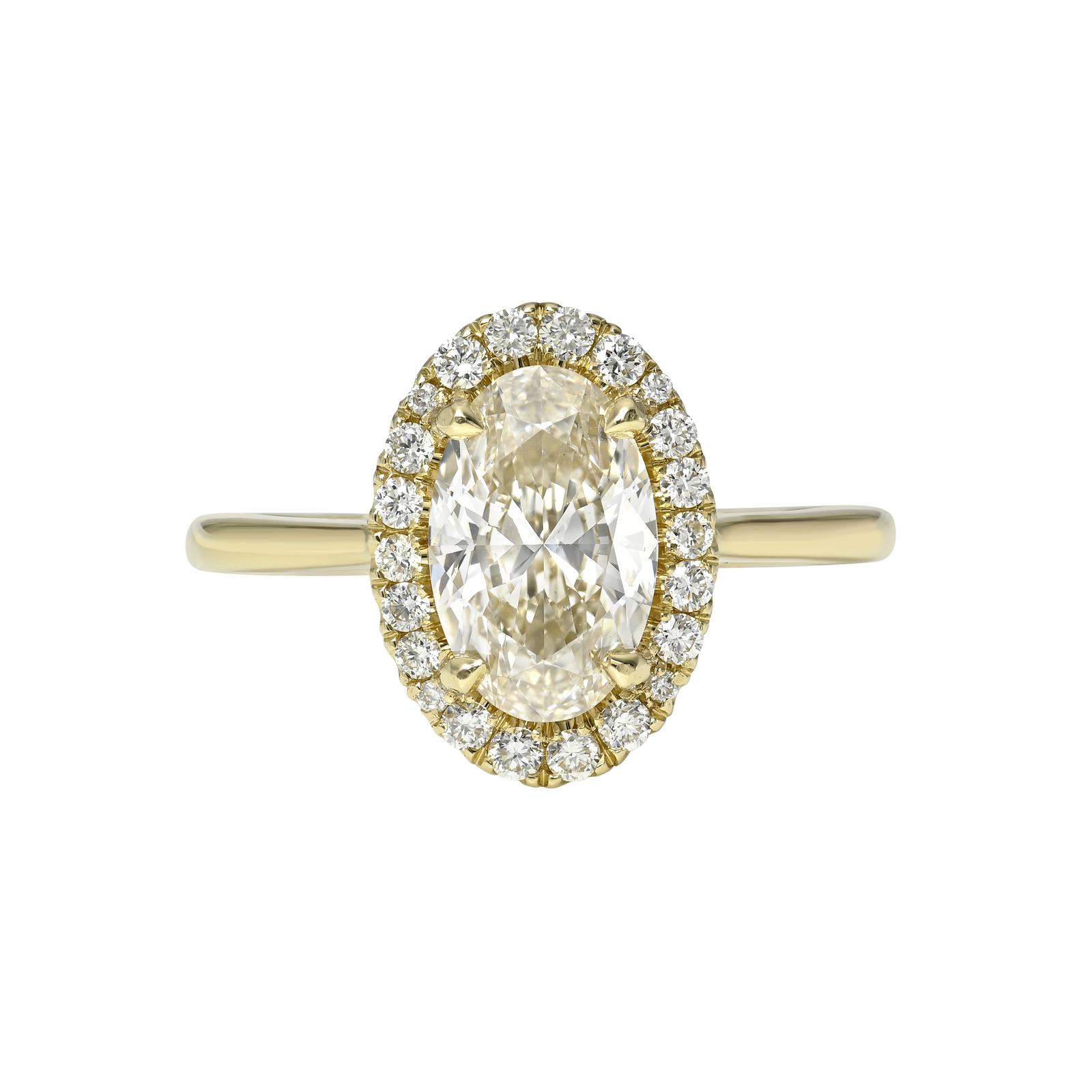 1.52ct Oval Brilliant <br><b> Maggi Simpkins </b> | Halo Ring
