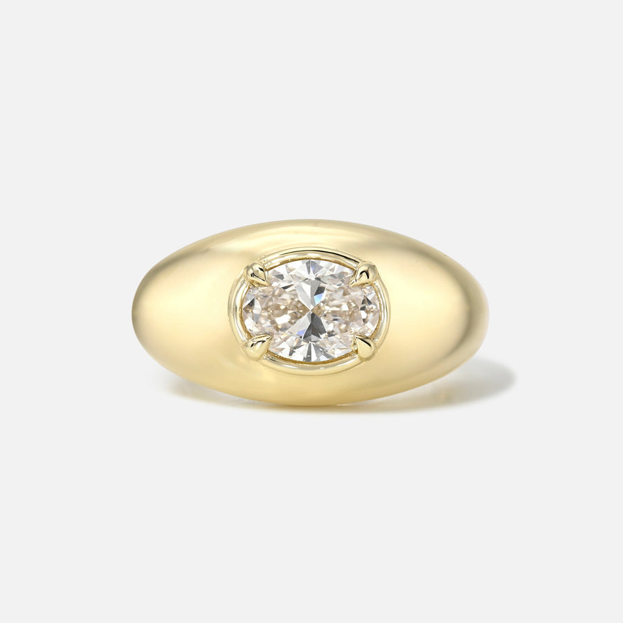 1.02ct Oval Brilliant <br><b> Maggi Simpkins </b> | Oval Bubble Ring