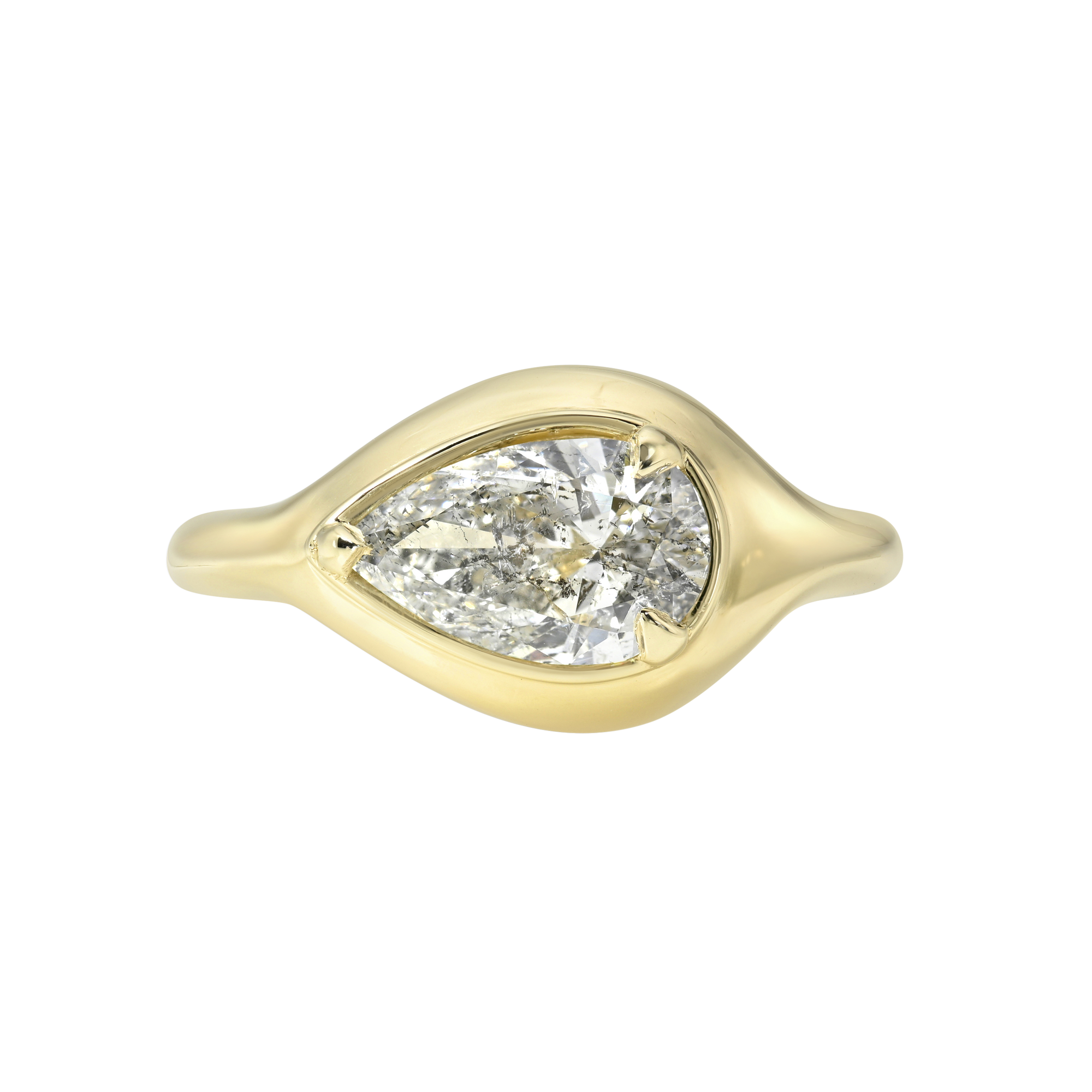 1.50ct Pear Brilliant <br><b> Maggi Simpkins </b> | Pear Signet Ring