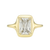 2.13ct Cut Corner Rectangle Brilliant <br><b> Maggi Simpkins </b> | Scissor Cut Skinny Signet Ring