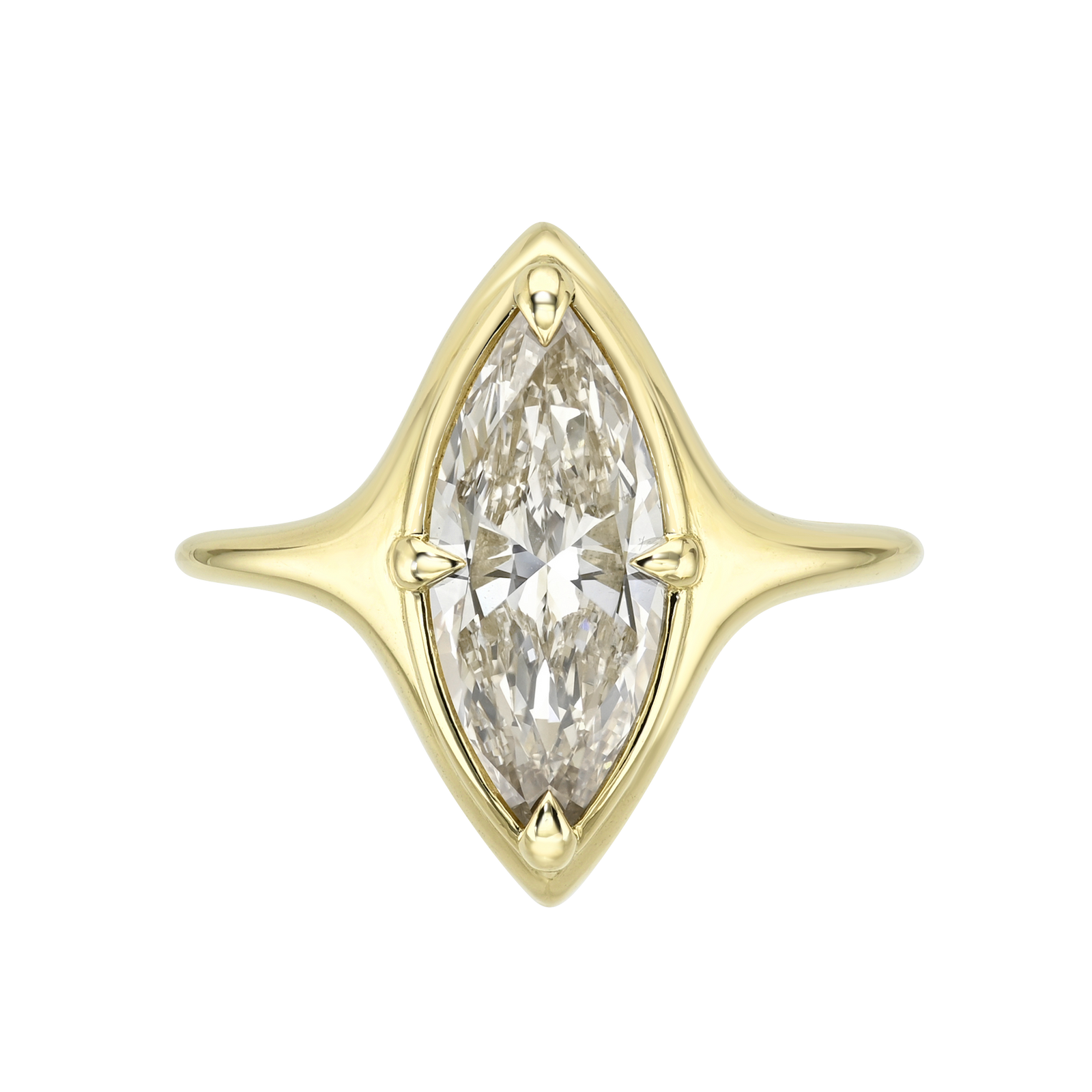 2.01ct Marquise Brilliant <br><b> Maggi Simpkins </b> | Marquise Skinny Signet Ring